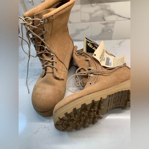 Belleville Shoes - NEW Belleville GORE-TEX 275 Military Tan Waterproof Vibram Women's Combat Boots